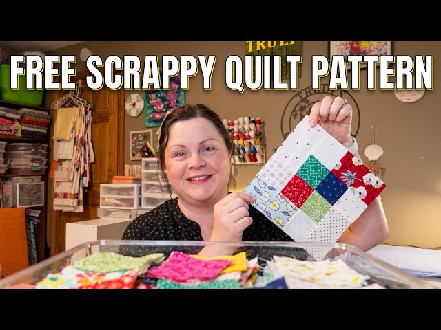 Easy Does It  - Free Scrappy Quilt Pattern