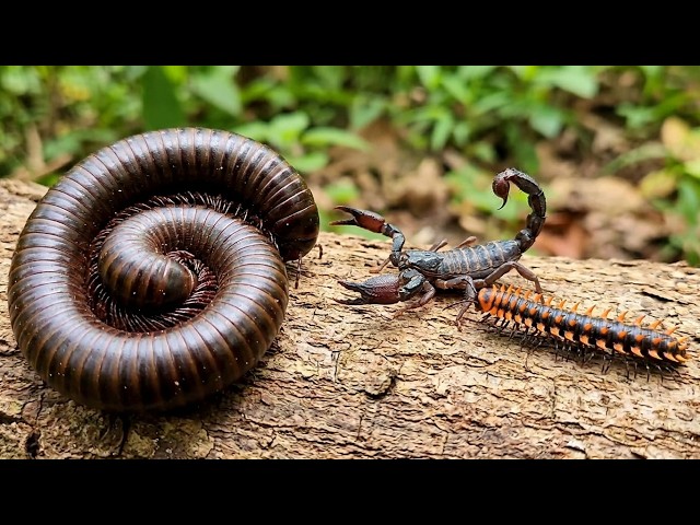 Incredible Discover! I Found 3 Giant African Millipedes, 200 Red Millipedes, 30 White Millipedes