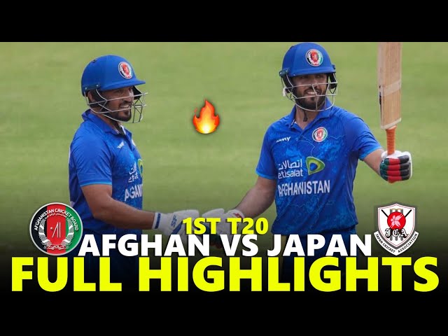 Afghanistan vs Japan 1st T20 Full Highlights 2026 | Asian Games 2026 | AFG VS JAPAN