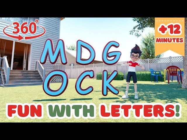 Magical Letters! 🌟 Learn M, D, G, O, C & K in a Fun 360° Alphabet World!