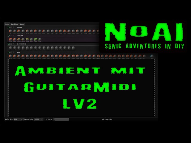 Ambient mit GuitarMidi LV2 (unter Linux)