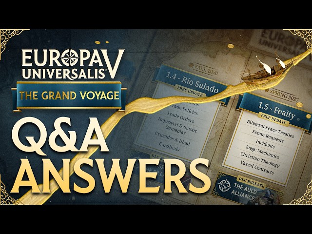 Europa Universalis 5 Dev Roadmap Q&A