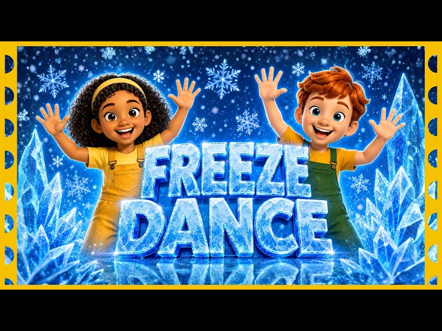Freeze Dance Song for Kids | Earth Fire Wind Water ICE! 🔥 ❄️  Brain Break Movement Game