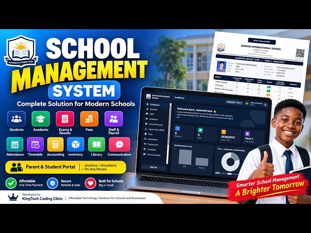 School Management System With Google Sheets and Appscripts