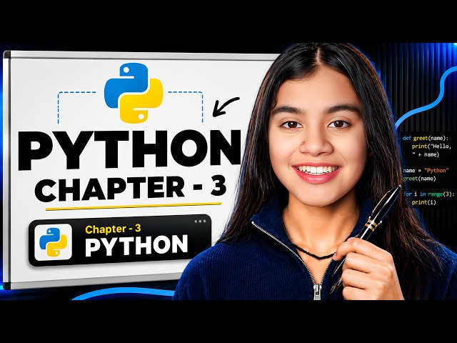 Python Chapter 3 | String Functions in Python | Python Tutorial for Beginners