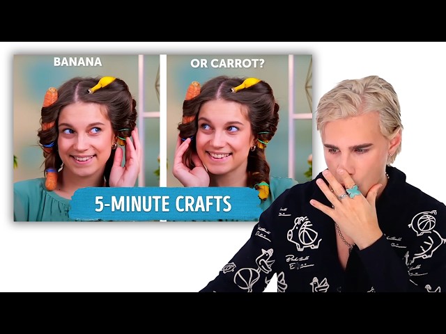 Hairdresser Reacts To Ridiculous 5-Minute Crafts Hair Hacks