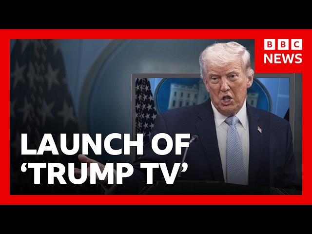 The White House launches ‘Trump TV’ after media ban | BBC News