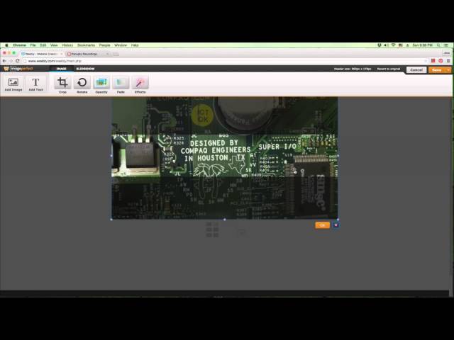 Business Websites:  Building a Website with Weebly