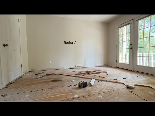 can we turn this disaster into a designer bedroom?...