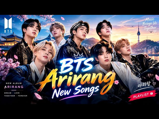 BTS ARIRANG Inspired AI Playlist 2026 💜 | Nonstop New Songs | SWIM, Body to Body, 2.0 & More