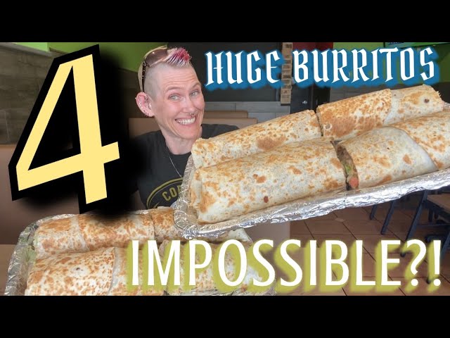 BIG BURRITO CHALLENGE X2 !! | NEVER BEEN DONE | MOLLY SCHUYLER | MOM VS FOOD | CAN IT BE DONE?!