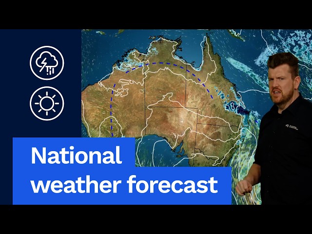 National Weather Forecast: Storms in Queensland and Western Australia, fine elsewhere