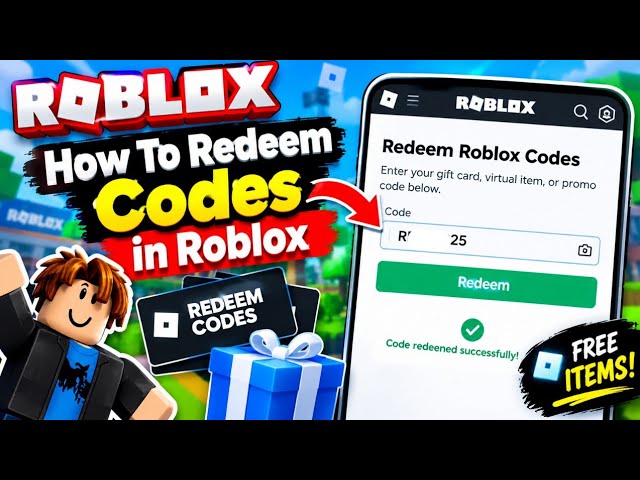 How to Redeem Codes in Roblox (2026) || Redeem Roblox Promo Codes 