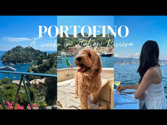 🇮🇹 A week in Portofino Vlog | Yacht day in Portofino | Italian Riviera | Summer in Italy
