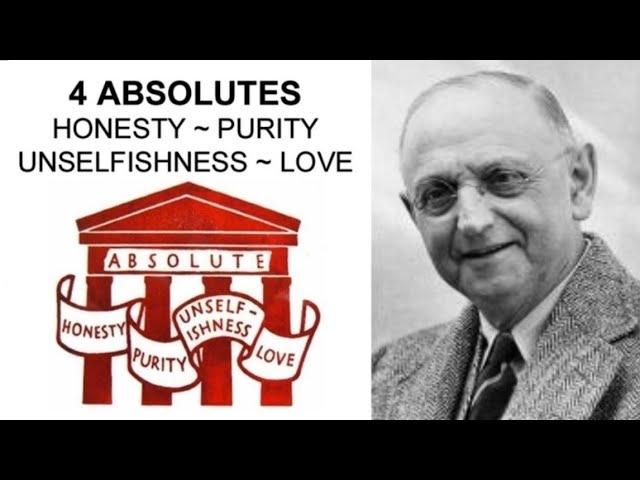 AA, Design For Living, 4 Absolutes, Oxford Group