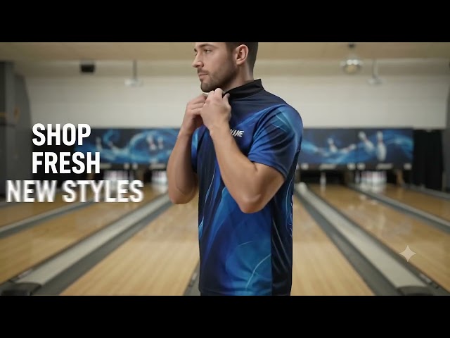 Electrify the Lanes – Custom Blue 3D Bowling Jersey with Personalized Name! 🎳⚡💙🔥✨