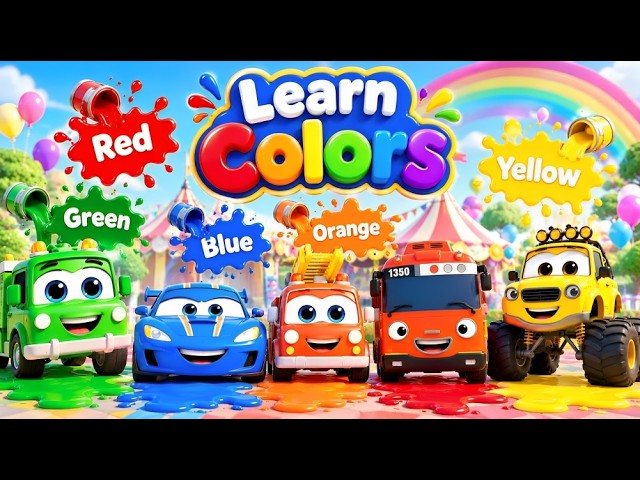 Color Circus! 🎪 Learn Colors with Cars for Kids  Narraland