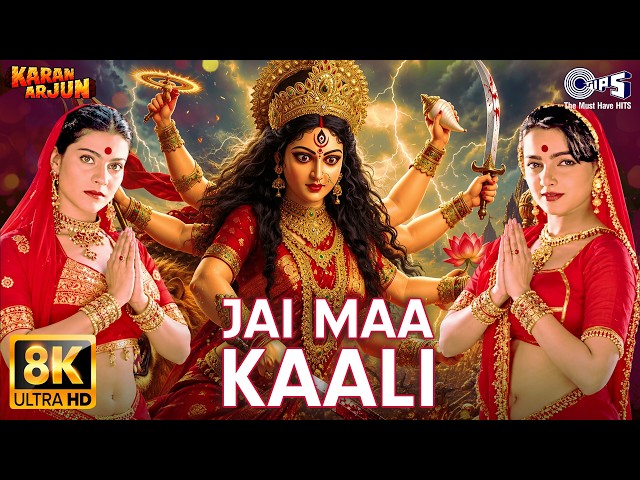Jai Maa Kali - 8K | Karan Arjun | Navratri Song | Kali Mata Song | Kumar Sanu | Alka Yagnik