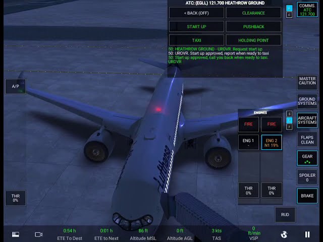 [RFS] London-Paris. LIVE Full flight ✈️ Lufthansa. Airbus A350. Real Flight Simulator. Multiplayer