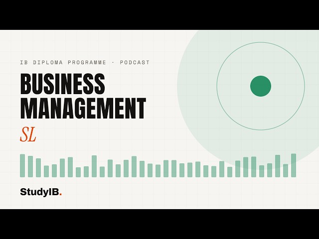 IB Business Management SL 1.2.2 — Sole Traders | Podcast