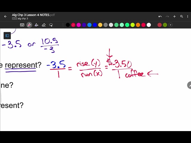 Alg Chp 3 Lesson 4 VIDEO
