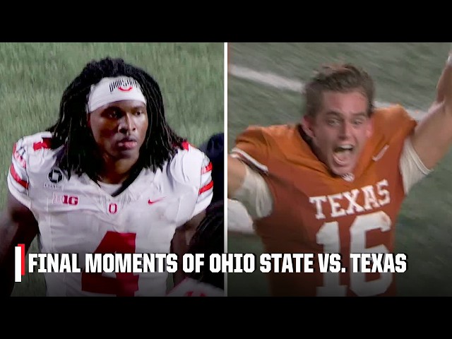 FINAL MOMENTS from Texas' comeback victory over Ohio State 🤯 | ESPN College Football