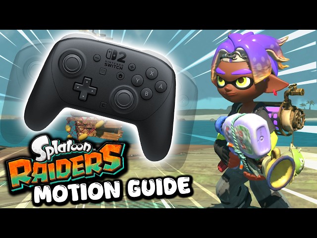 How to use Motion Controls in Splatoon Raiders (Beginner Guide)
