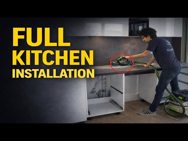 FULL Kitchen Installation – Start to Finish | Professional Installer