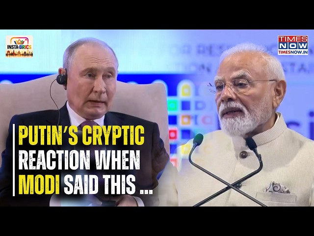 BRICS 2026: Watch Putin’s Cryptic Reaction When India’s Modi Says This On War At Delhi Event