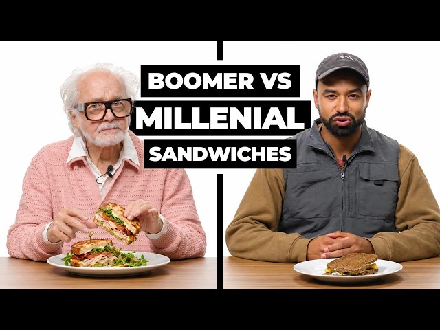 Boomers vs Millennials Try Each Other's Sandwiches