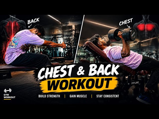 Day 10 - Chest & Back Workout ( Back focused )