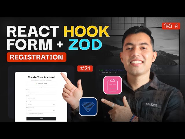 React Hook Form + Zod Validation 💥 Frontend Validation in Next.js Job Portal App | Ep 21