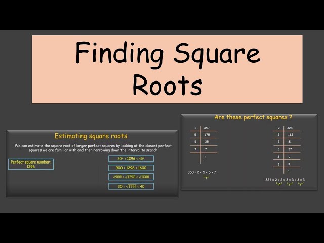 Finding Square Roots | A Square and a cube | NCERT Grade 8 | Math | Khan Academy