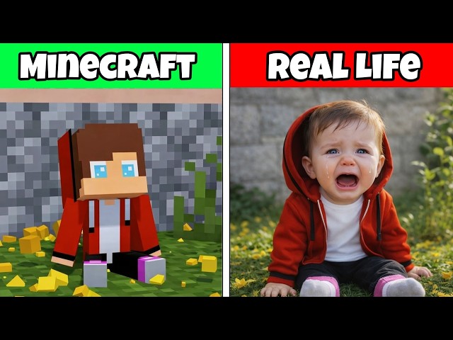 Minecraft Furious Mobs and Characters vs Real Life