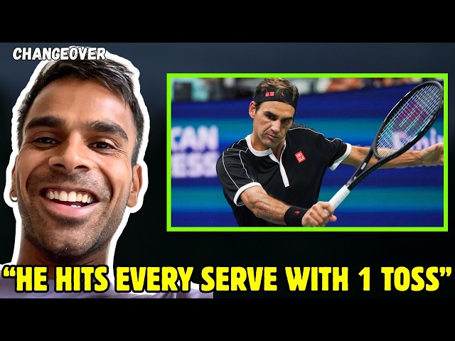 Sumit Nagal "Federer Hits All 9 Serves from One Toss... Incredible" & Pre-Match Intimidation