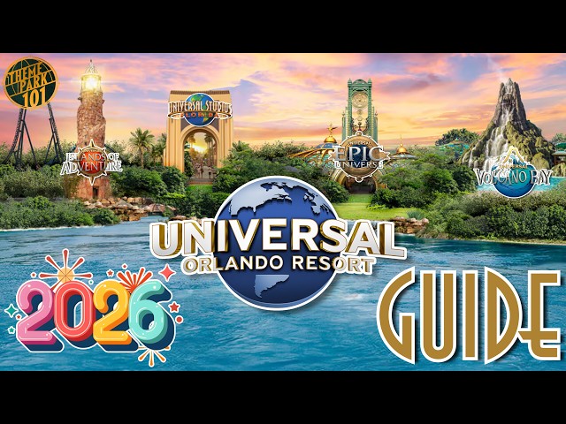 Universal Orlando Resort RIDES & ATTRACTIONS - 2026 - All 4 Theme Parks including Epic Universe