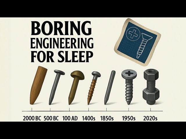 The History of Bolts, Screws and Fasteners | Boring Engineering for Sleep