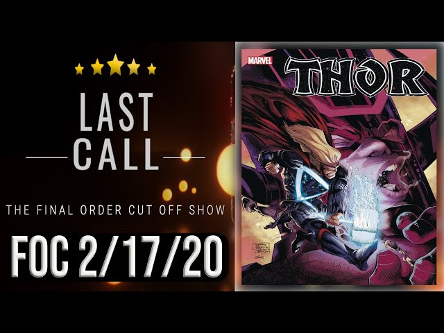 Top 10 Comic Books for Final Order Cut Off 2/17/20