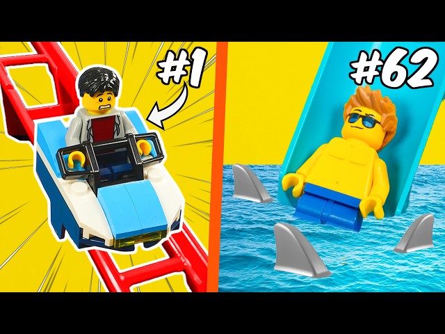 I Built HUGE LEGO Theme Parks...
