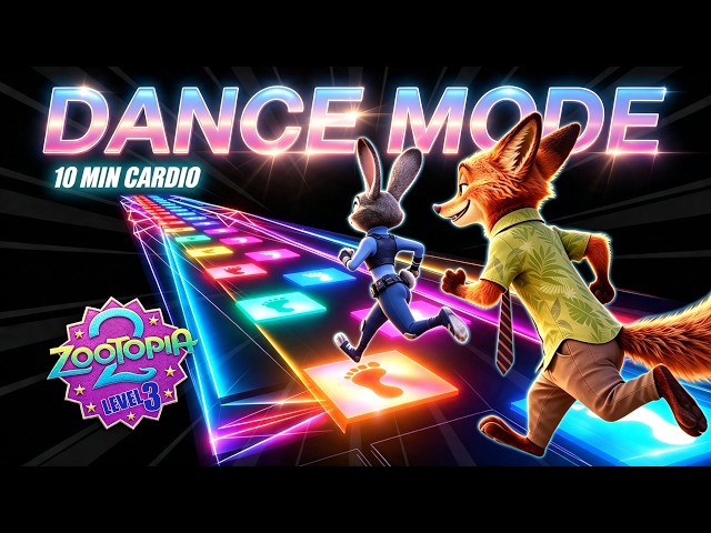 4K Immersive Interactive Warm-up | 🐰 ZOOTOPIA DANCE MODE 🕺 | Dance Workout