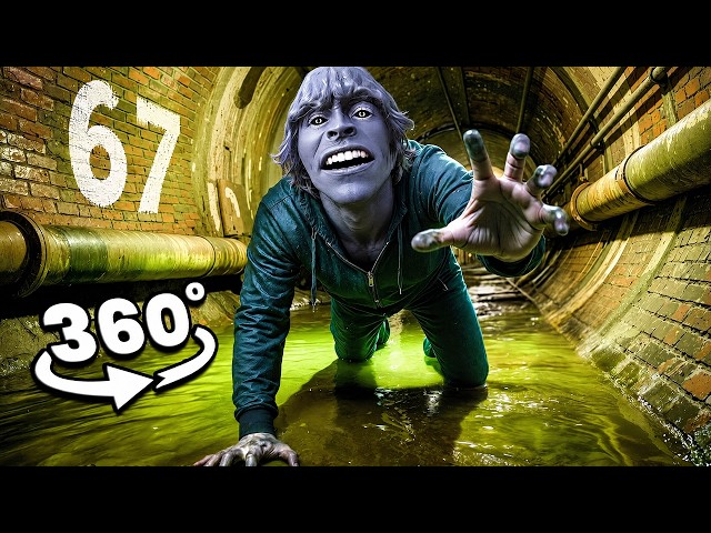 360° 67 Meme | SCP-067 in the Sewers (Scary VR 360° Video)