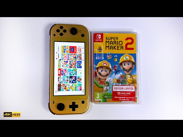 Super Mario Maker 2 on Switch Lite