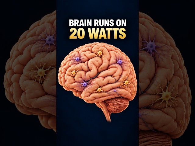 Your Brain Runs on 20 Watts!