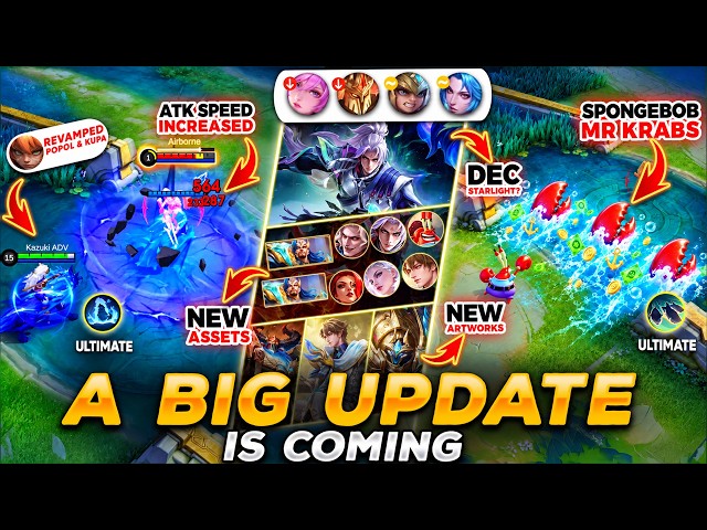 BIG UPDATE: 4 NEW SKINS + 4 HERO BUFFS & 2 NEW COLLAB INCOMING, MR KRAB | ONE PIECE OR AVATAR?
