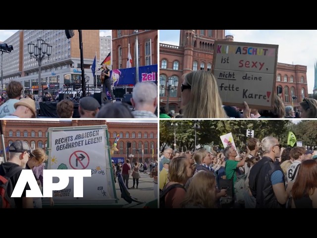 Протесты в Берлине против правого поворота в преддверии выборов в ландтаг | APT