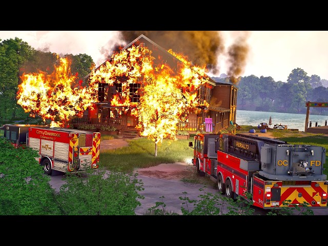 Firefighter Simulator: Ignite — Summer Camp NEW DLC! 4K RTX 5090