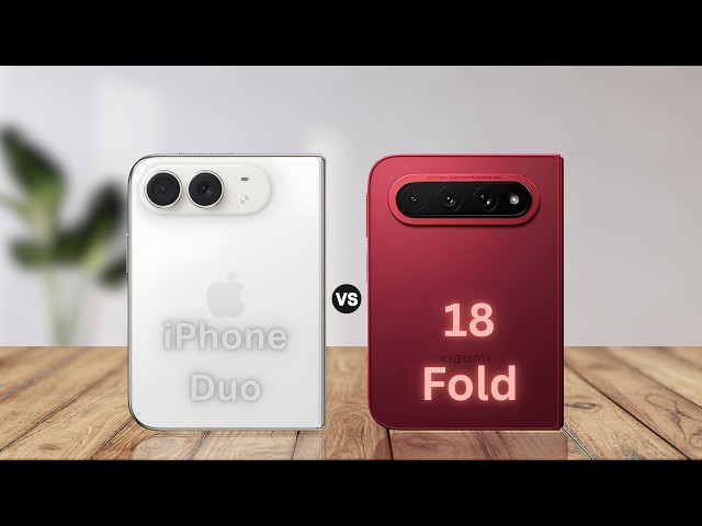 iPhone DUO vs Xiaomi 18 FOLD