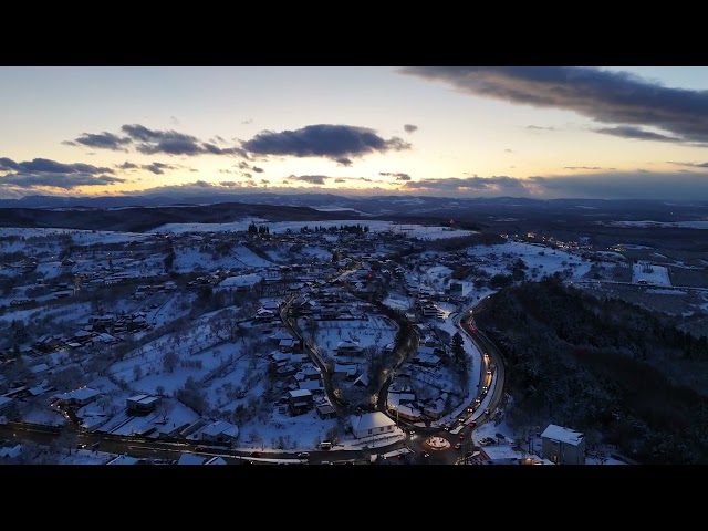 Sunset over Feleacu with views of Cluj