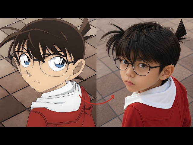 Detective Conan Characters in Real Life | キャラクターをAIで実写化してみた