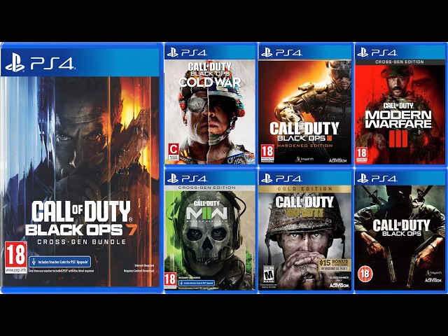All 17 Call of Duty  Games ON PS4 |  Playstation 4 | Update 2026